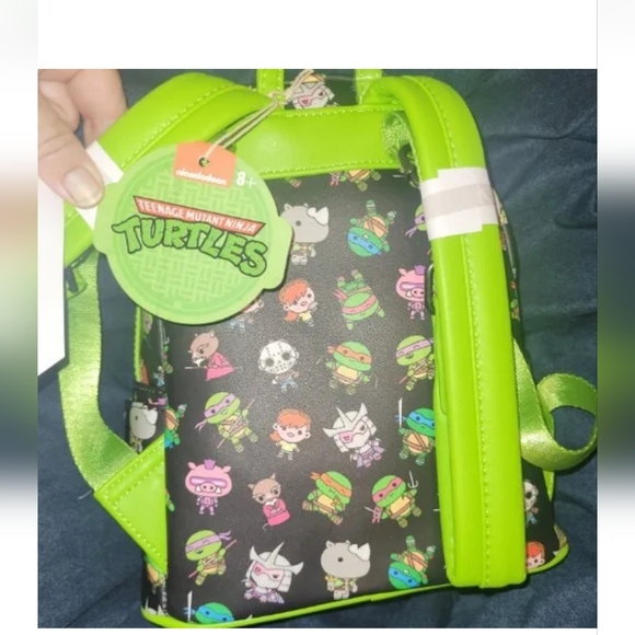 RARE! NEW WITH TAGS! Loungefly Teenage Mutant Ninja Turtles Mini Backpack! main image 7
